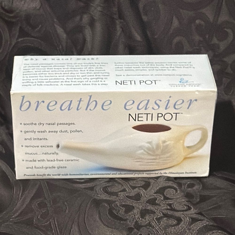 Neti Pot Breathe Easier Ceramic
